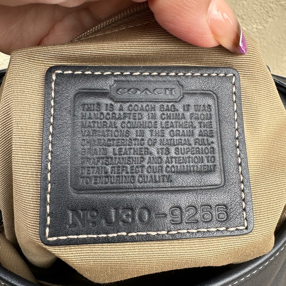 🖤Vintage / Y2k Coach Hampton Clip Hobo Shoulder Bag 9266🖤 - Picture 11 of 11